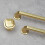 (320mm Handle) Satin Brass Octagonal Cabinet Handles 7
