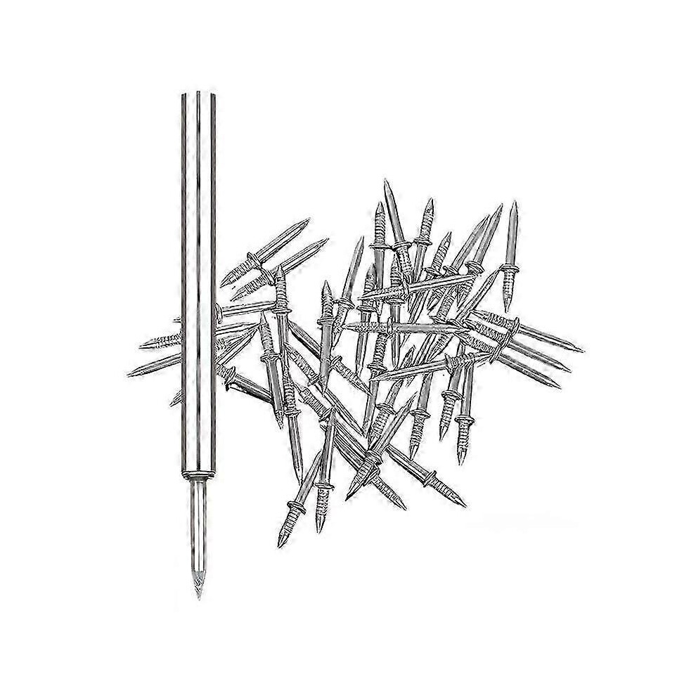 100Pcs Double-Head Skirting Thread Seamless Nail, Skirting Line Without Marks Nail, Seamless Nail with