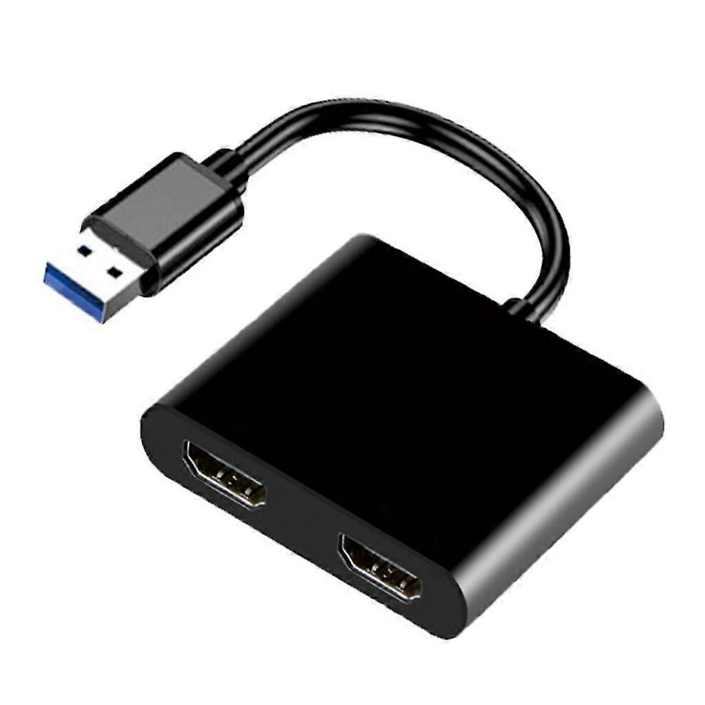 Usb 3.0 To Dual Hdmi-Compatible Converter 3 In 1 Usb Dock Station Hub Adapter 9421490966545