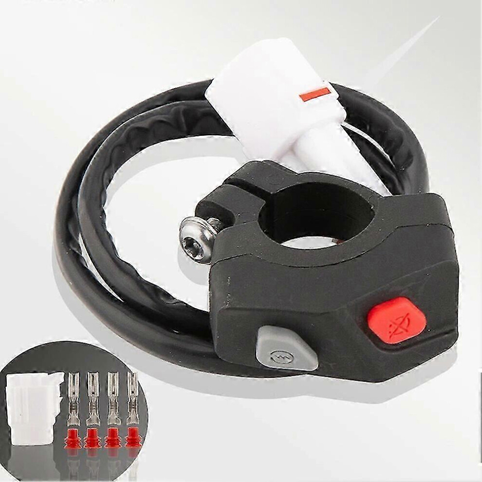 Motorcycle Universal Electric Flameout Starter Stop On/Off Kill Switch Two Function Switch Button Suitable 9421490967177