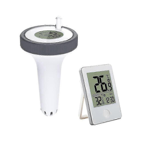 Pooltermometer Digital Wifi-termometer med digital pooltermometer, LCD-skärm, Ipx7 Flytande