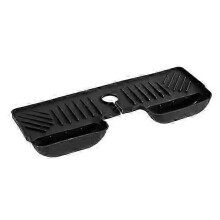Almohadilla para salpicaduras de grifo adecuada para fregadero de cocina, tapete de drenaje con bolsillos