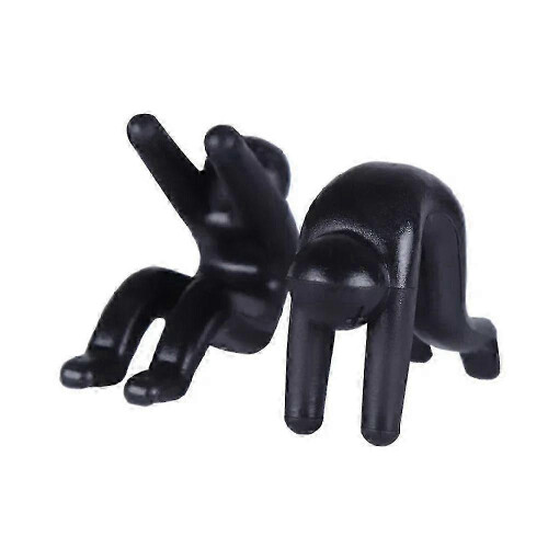 Supporto per coperchio di pentola a forma di uomo, 2 pezzi, resistente al calore, antitrabocco, supporto
