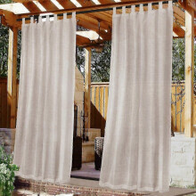 geeignet für Outdoor-Leinenvorhänge für die Terrasse, wasserdicht, mit abnehmbarer Selbstklebevorrichtung,