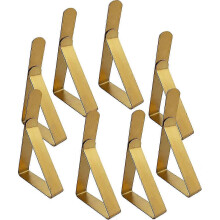 Geschikt voor tafelkleedclips 8 stuks Verstelbare tafelkleedclips RVS Tafelhouders Metaal