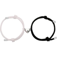 lämplig för UBIUO 2st magnetiska pararmband för kvinnor män, sol och månattraktion matchande armband