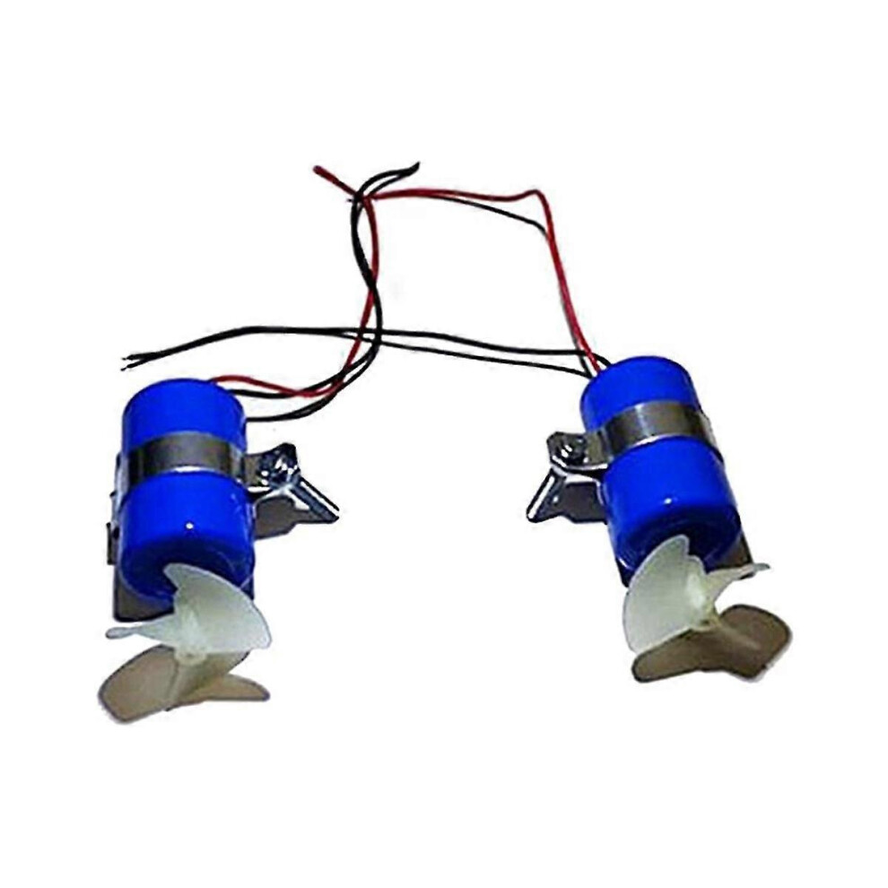 1 Pair Rc Jet Boat Underwater Motor Thruster 7.4V 16800Rpm Cw Ccw 3-Blades Propeller Suitable For Diy 9421490971310