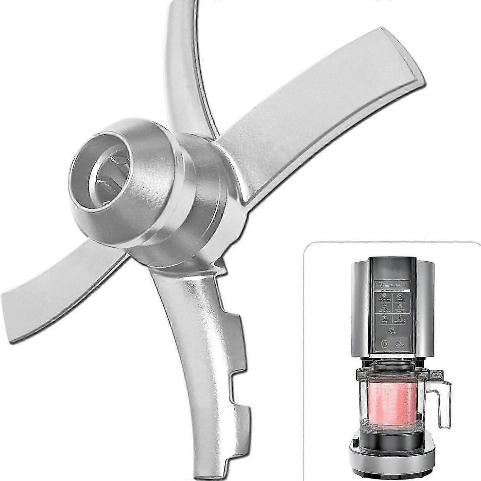 "Replacement Paddle Blade Stainless Steel suitable for Ninja Creami NC300 & NC301 Ice Cream Makers"