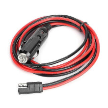Motorola GM3188 GM3688 GM1280 12V DC Car Radio Power Cable with Cigarette Lighter Fit