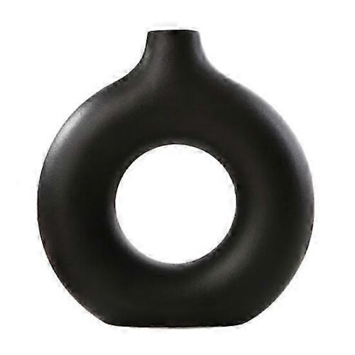 Donut Vas Splitterfri ihålig vas Minimalistisk Boho Style Bordsdekor Vas