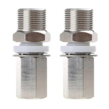 Adattatore per montaggio antenna filettato SO-239 da 3/8-24 a S216 da 2 pezzi. Adatto per montaggio