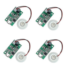 lämplig för 4st 20 mm Ultrasonic Mist Maker Fogger Atomizer Transducer Atomizer Filmplatta Tillbehör