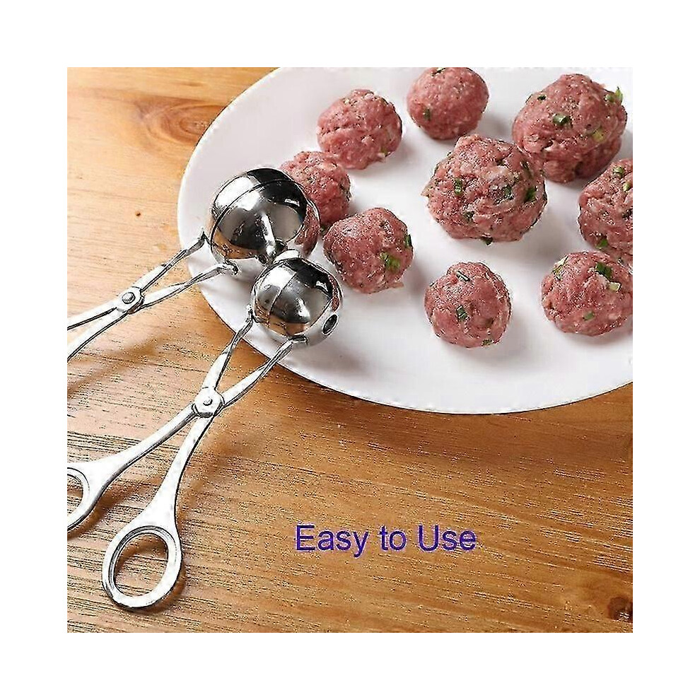 Stainless Steel Meatball Maker Clip Fish Ball Rice Ball Making Mold Form Tool Kitchen Accessories Gadgets 9421490972201