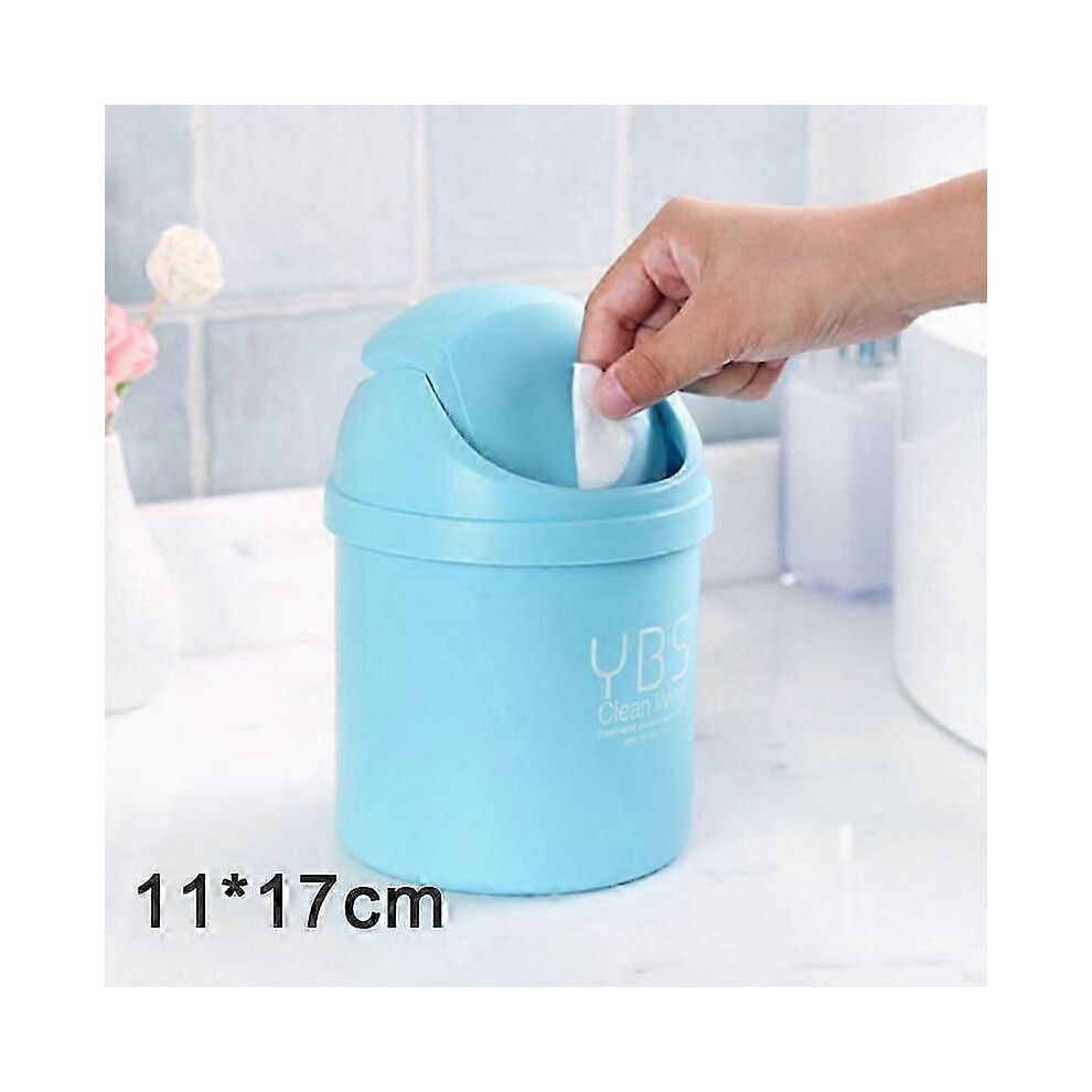 Desktop Mini Waste Bin Small Trash Can Household With Bins Desk Storage 9421490972232