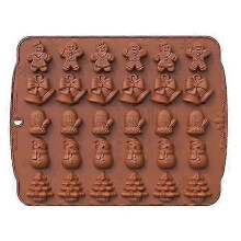 Silicone Mold Food-Grade Non-Stick Christmas Element Shapes Easy Release Reusable Oven-safe Cookie Cutter