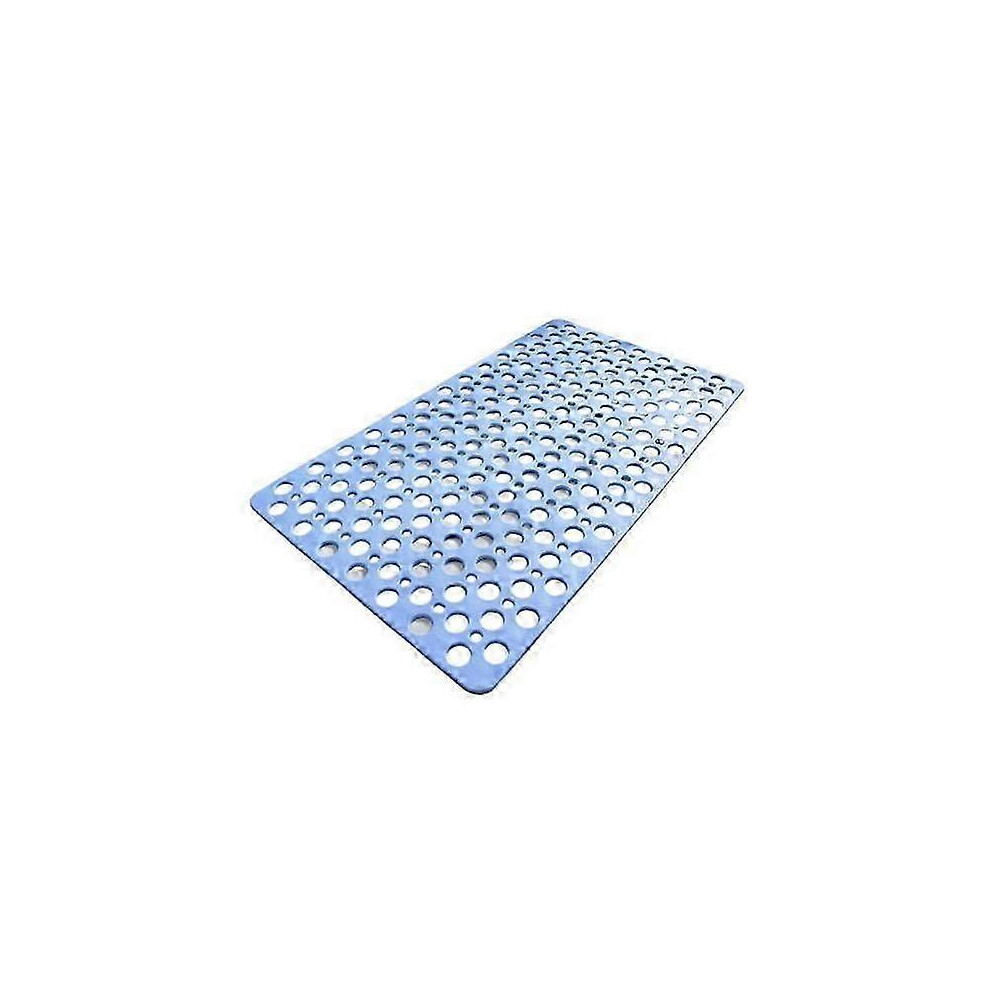 Bath Mat Non-Slip Shower Carpet with Drainage Holes Strong Suction Cups Design Bathroom Mat for Home