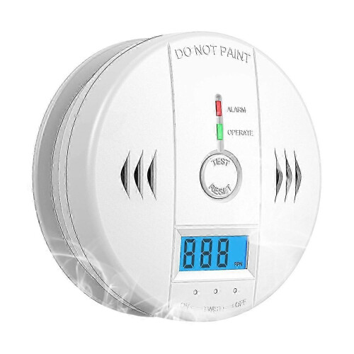 suitable for Carbon Monoxide Detector CO Detector Battery Powered Alarm Sensitive CO Sensor LCD Display