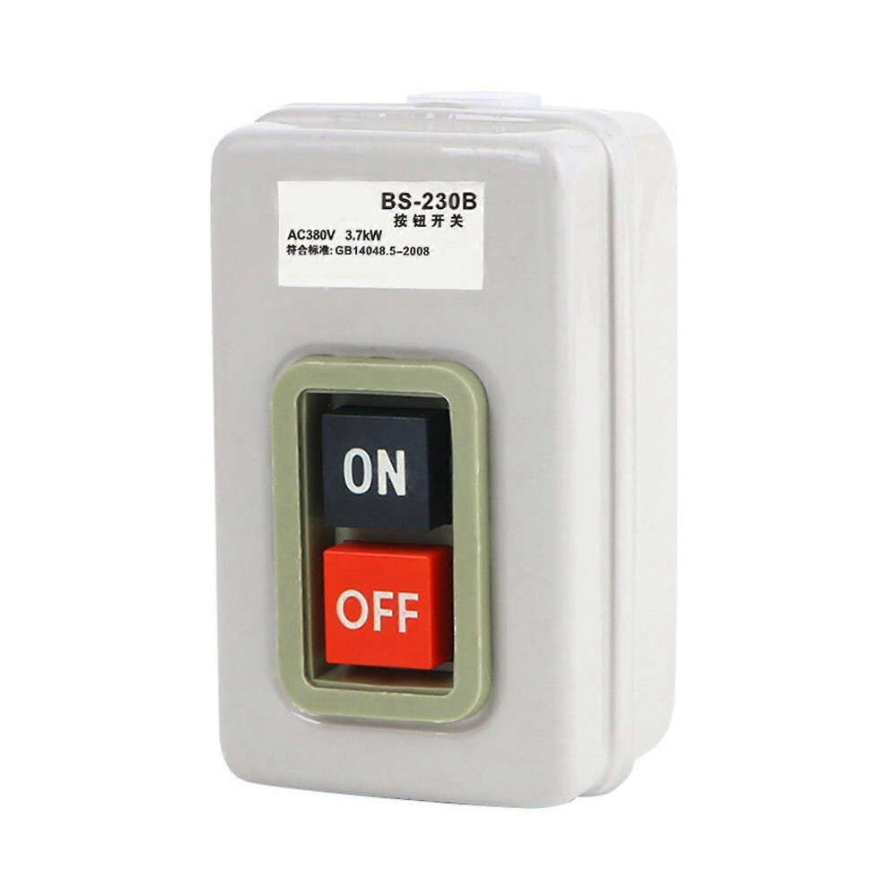 Suitable For 3 Phase 3.7Kw 380V Plastic Power Push Button Pushbutton Control On-Off Switch-Cheng Du 9421490987724