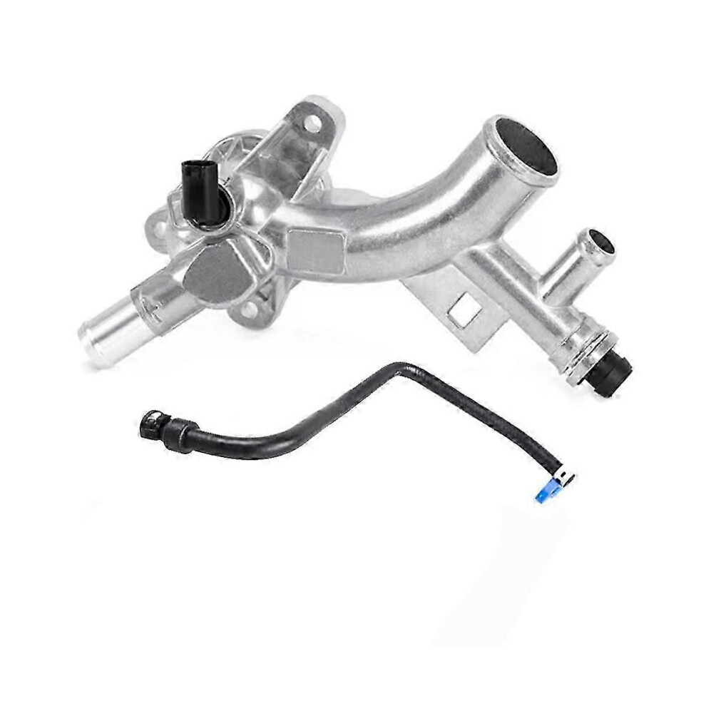 Suitable For Engine Coolant Housing Water Outlet Aluminum With Hose For Cruze, Sonic, And 1.4L - 25193922, 9421490988080