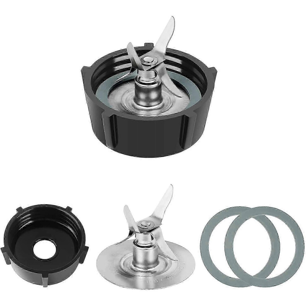 suitable for For Oster Osterizer Blender with Blender Jar Bottom & 4 Point Fusion Blade 4961 & 2 Pcs