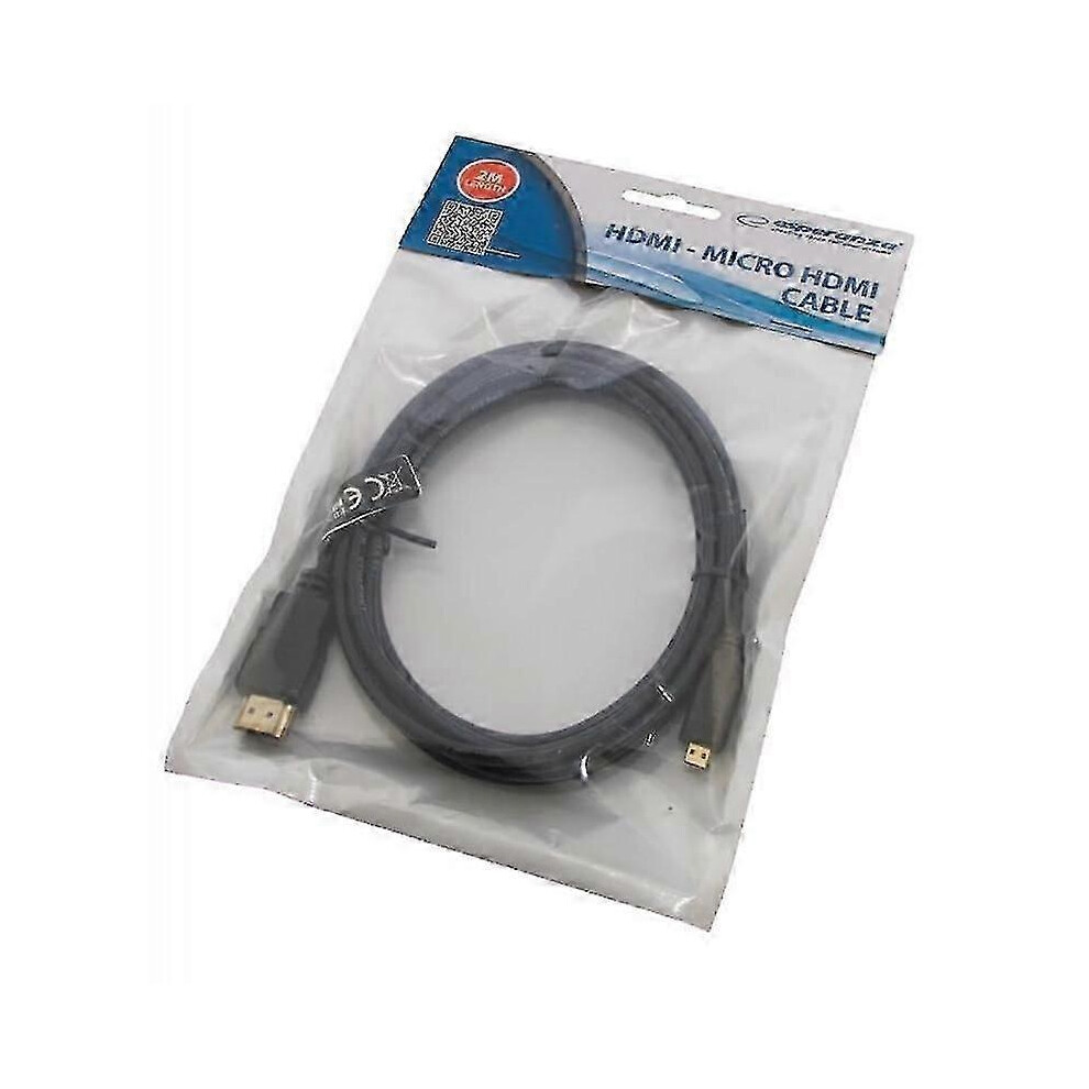 Suitable For Hdmi - Micro Hdmi Cable, 1.4B - 2M-Cheng Du Si Xi 9421490991622