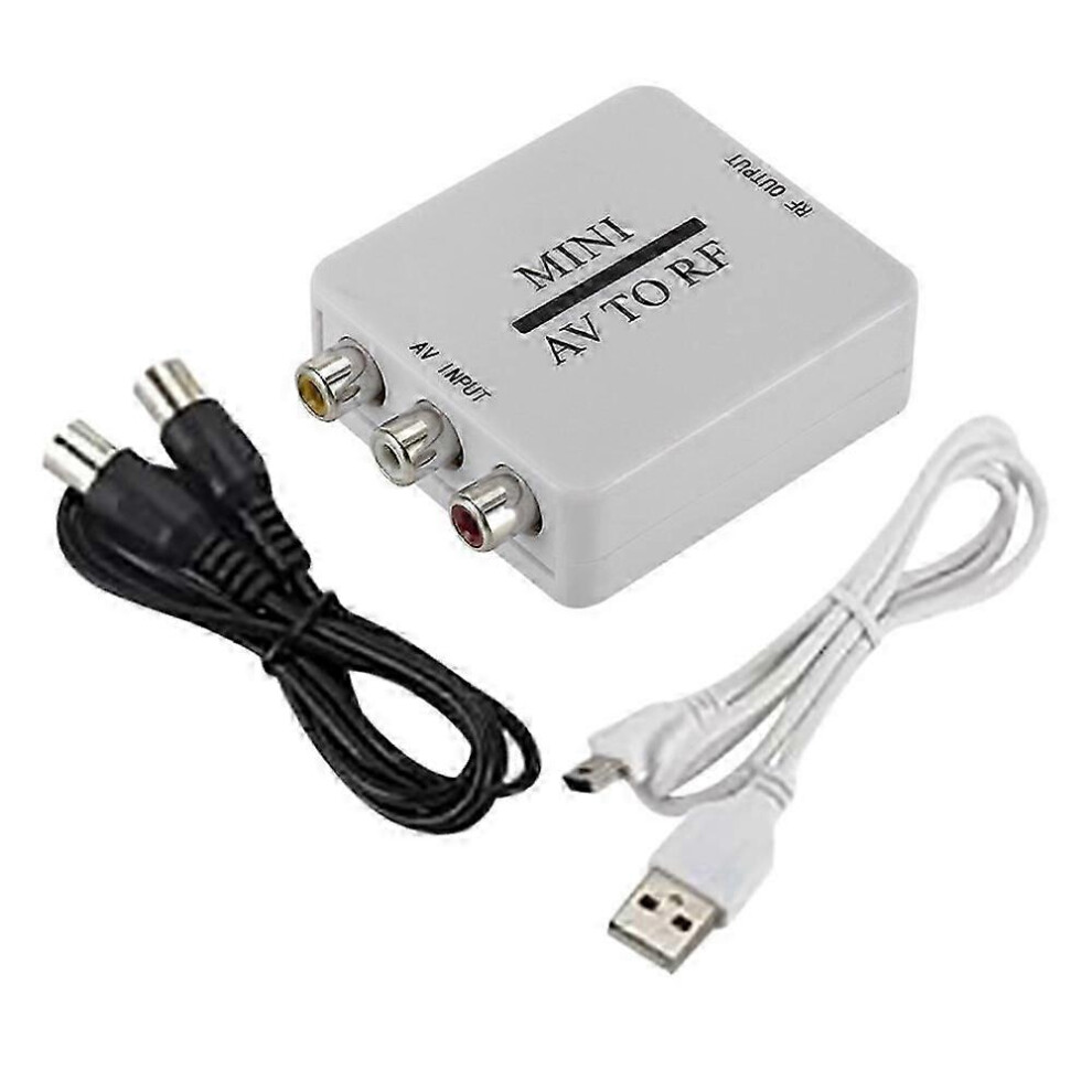 Suitable For Rca / A / V Composite Video Cable To Rf / Coaxial / Coaxial Converter Hdmi-Compatible Modulator 9421490992117