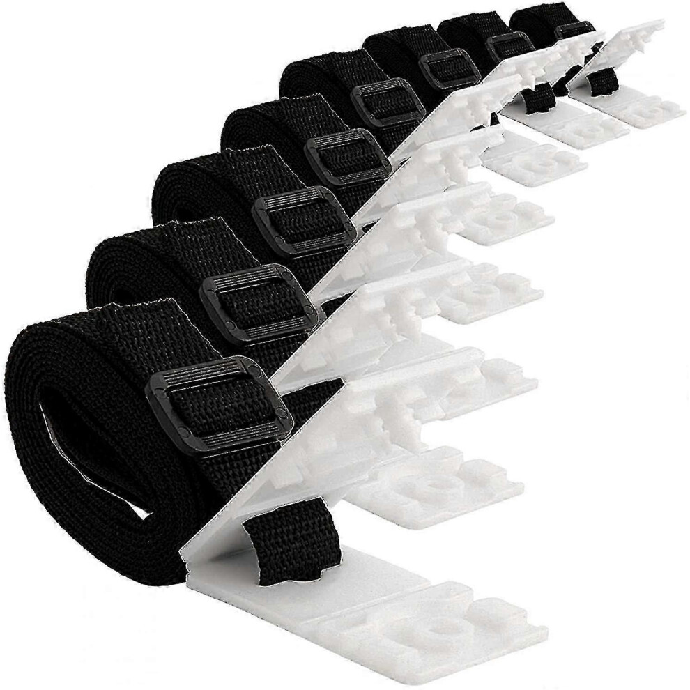 Convient pour le kit de fixation de couverture solaire de piscine - 8 sangles de couverture solaire