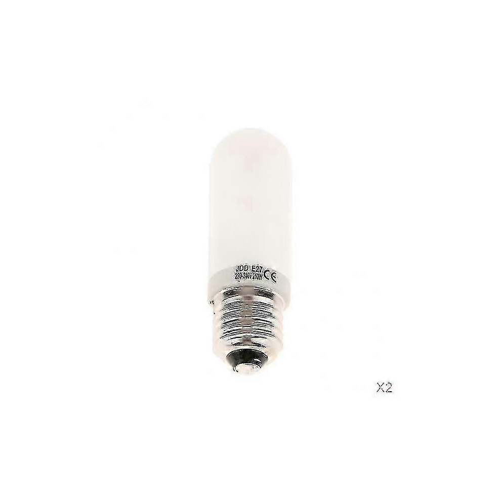 Suitable For 2X Jdd Type 250W 220-240V E27 Frosted Halogen Bulb Modeling Lamp Tube-Cheng Du Si Light 9421490994616