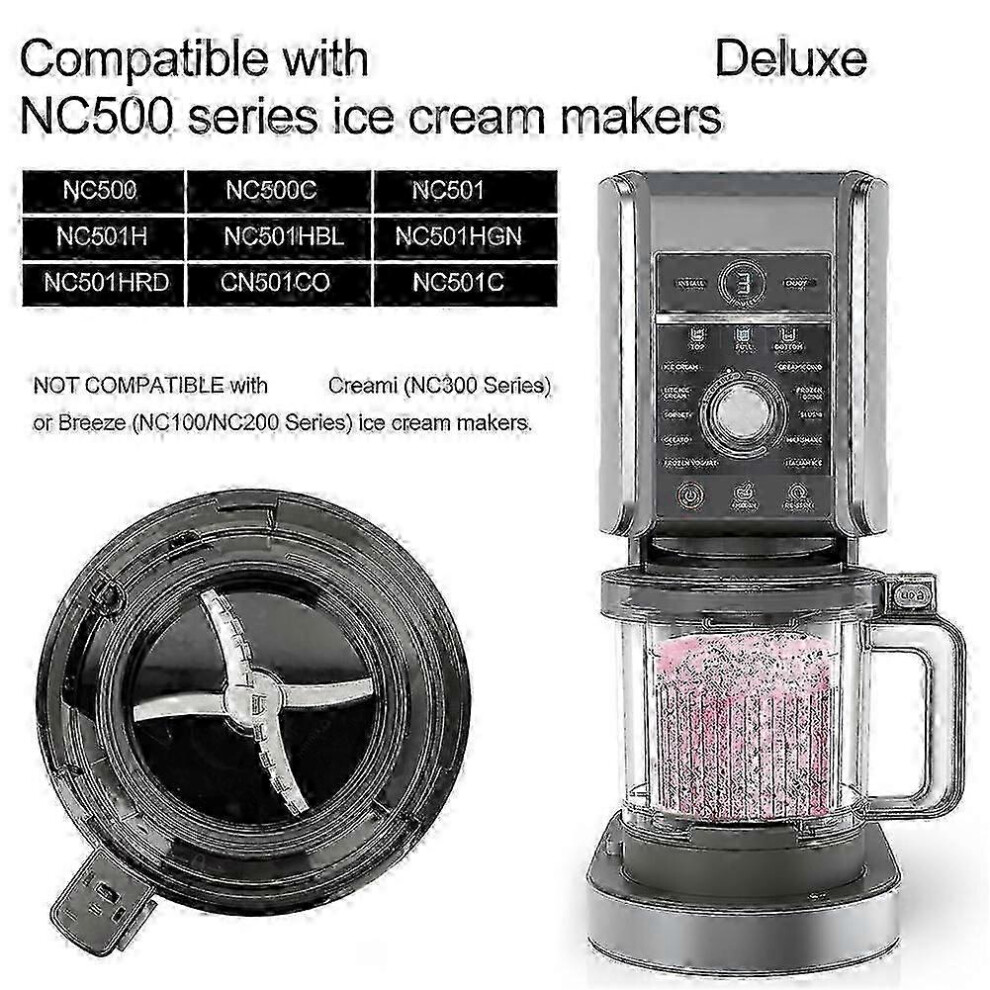 suitable for Blade Replacement Accessories compatible with Creami Deluxe NC501 Series Ice Cream Makers,-image-OPC-PHN6ZQV-NEW