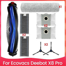 suitable for Vacuum Replacement Parts for Ecovacs Deebot X8 Pro Robot Vacuum Cleaner,Main Side Brush,Dust