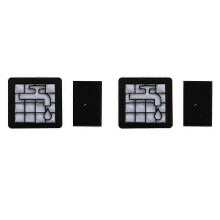 suitable for HEPA Filter Element for Philips 2000 Series XV1220/01 Vacuum Cleaner Accessories Filters