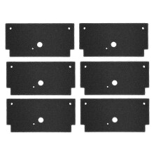 geschikt voor 6 stuks droger sponsfiltermat voor Bosch 12022801 voor Constructa CWK3R200/02 voor Siemens