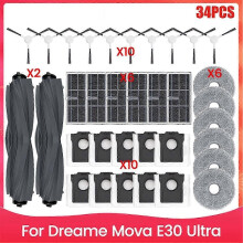 suitable for For Dreame Mova E30 Ultra Vacuum Replacement Parts Main Side Brush Hepa Filter Mop Cloth