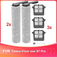 suitable for Replacement Brush Roller + HEPA Filters Replacement Parts for Tineco Floor ONE S7 PRO Wet