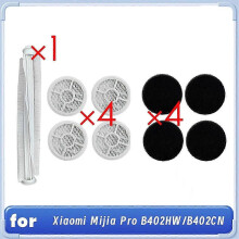 geschikt voor 9PCS hoofdborstelfilter en sponskit voor Xiaomi Mijia Pro B402HW B402CN mijtverwijderingsstofzuiger