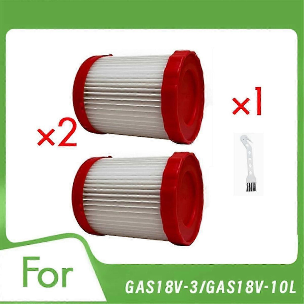 suitable for VF320H HEPA Vacuum Filter with Cleaning Brush for BOSCH 18V 2.6-Gallon Wet/Dry Vacuum Cleaner