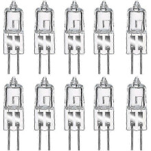 Halogen Bulbs G4 50w 12v, Warm White 2800k, Dimmable Transparent Capsule 10 Pieces -a-CHENG FU