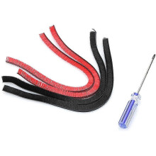 4-pack rollende borstels met pluche strips, compatibel met Dyson V6 V8 V10 stofzuiger - CHENG FU