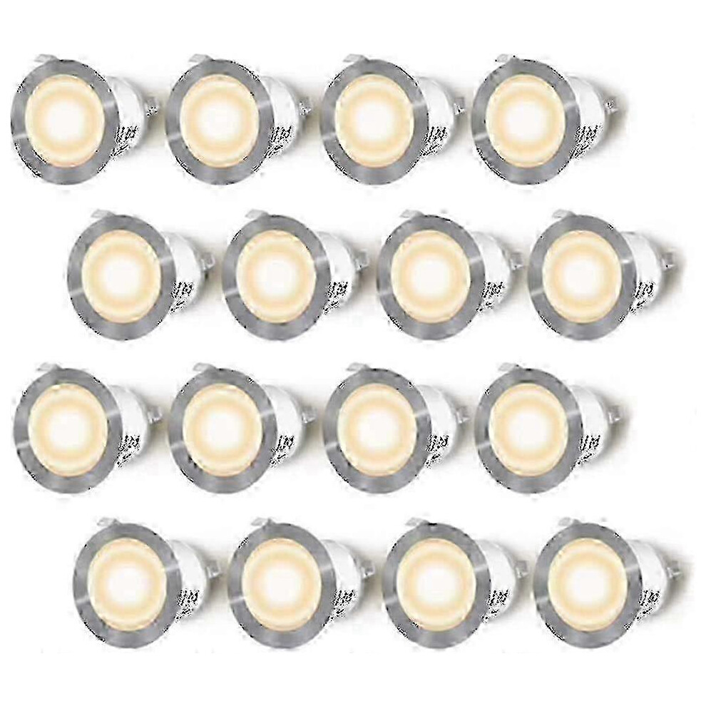 Compatible Pack Of 16 Led Recessed Spotlights Compatible Wood Terrace, Waterproof Ip67, Outdoor Recessed 9421490016509