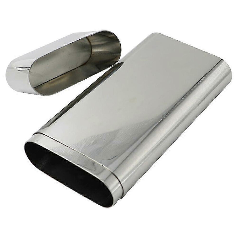 Stainless Steel Cigar Case Cigar Tube Portable Cigar Box Carrying Case-CHENG DU