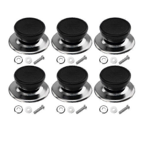 6 Sets Pot Lid Knobs,kitchen Cookware Replacement Pan Lid Handles-CHENG DU