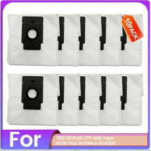 suitable for 10PCS Dust Bag Set for 360 S8 PLUS for TP Link Tapo RV30 Plus RV10 Plus RVA200 Vacuum Cleaner