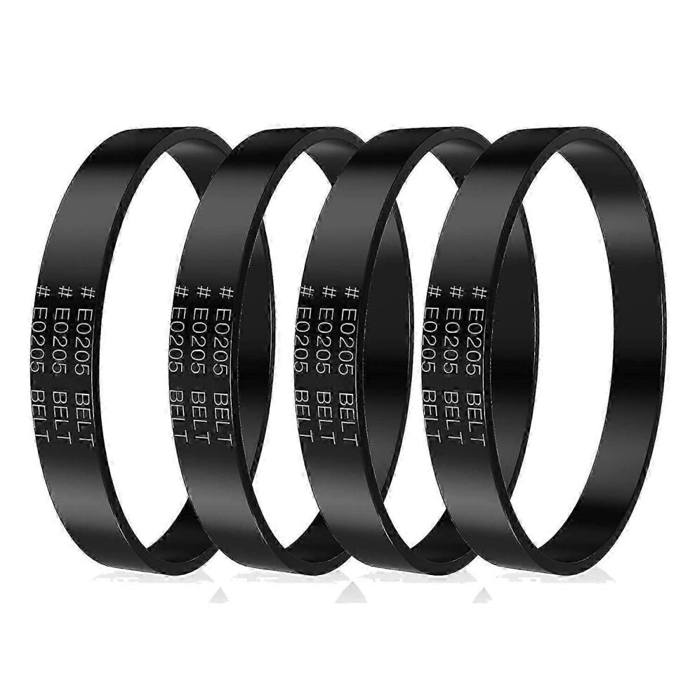 suitable for 4 Pack Replacement E0205 Vacuum Belt for Eureka PowerSpeed Lightweight Vacuum Cleaner Belt