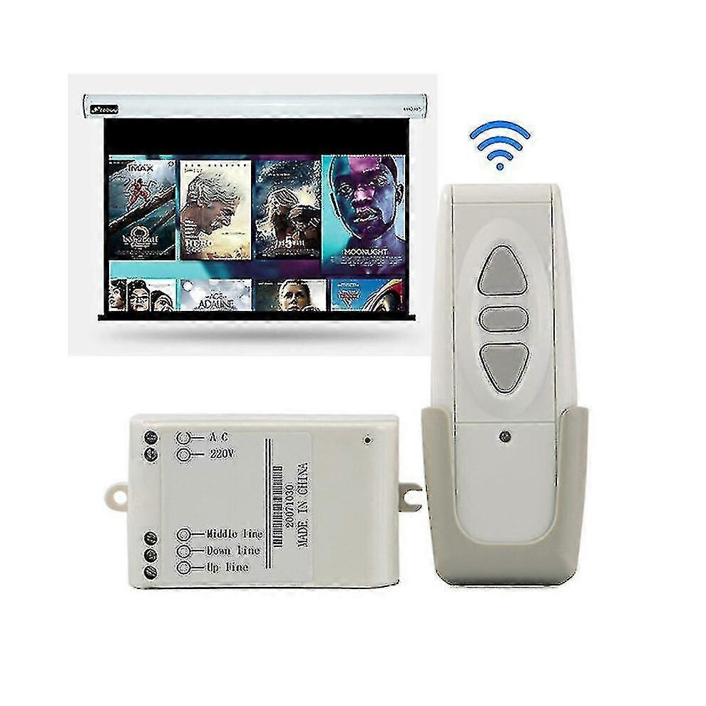 220V Universal Projector Screen Wireless Remote Control Electric Screen Controller-Hao-Cheng Du 9421490019210