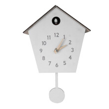 Modern Cuckoo Clock Intelligent Talande Time Väggklocka-CHENG DU