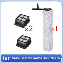 suitable for For Tineco Floor One Switch S6/Stretch S6 Roller Brush HEPA Filter Accessories Wet Dry