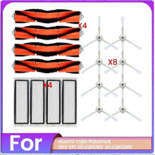 suitable for 16PCS Vacuum Cleaner Brush and Filter Set for Roborock S50 S51 SDJQR01RR SDJQR02RR Vacuum