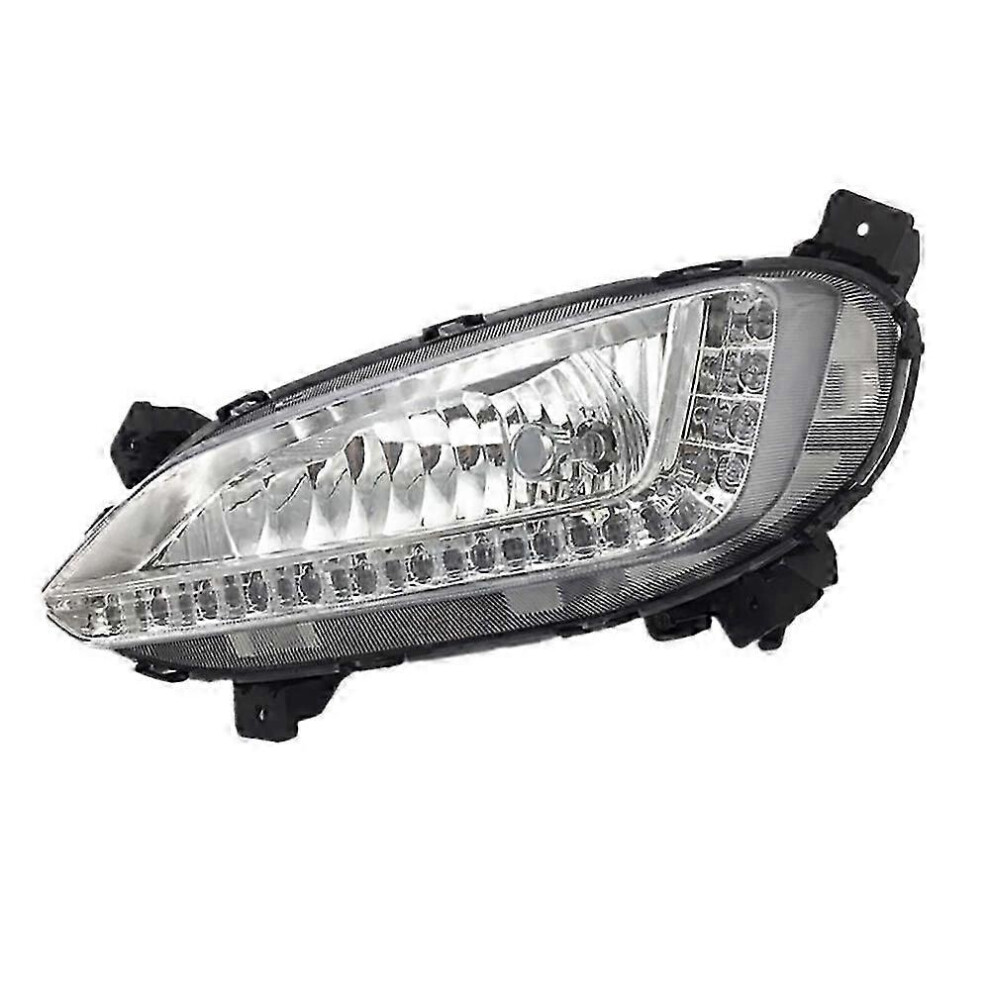 Car Led Drl Fog Compatible Hyundai Santa Fe Ix45 2013-2017 Auto Driving Lamp Daytime Running Light 9421490022685