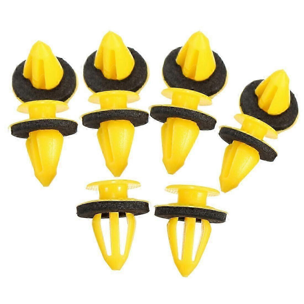 10X Windscreen Side A Pillar Fastener Trim Clips Compatible Land Rover Discovery-Cheng Du Yellow 9421490023217