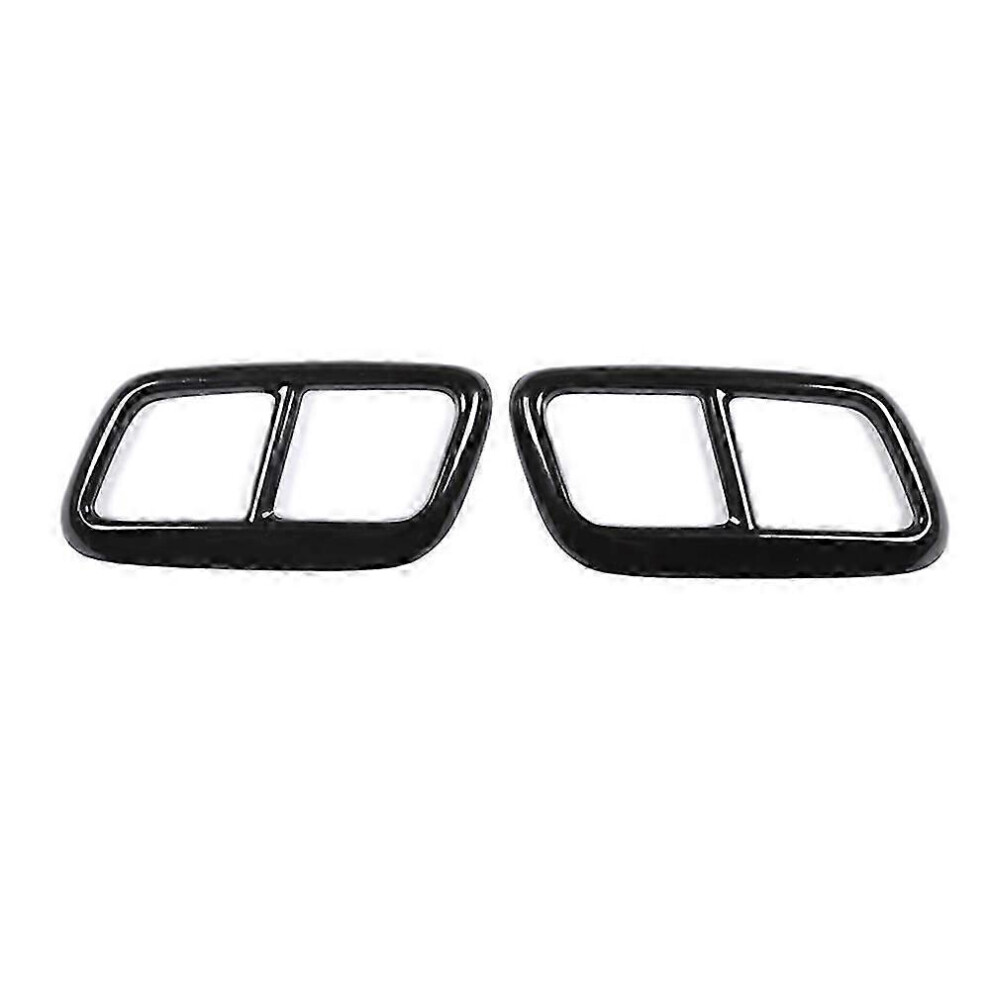 Exhaust Muffler Tail Pipe Cover Compatible Land Rover Range Rover Sport 2020-Cheng Du Black 9421490023279